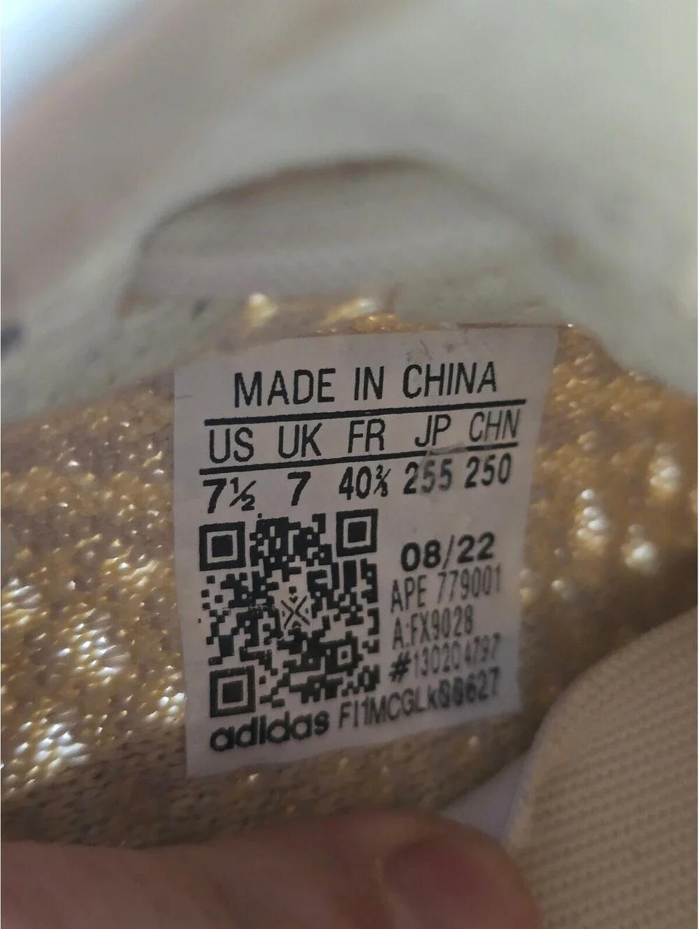 Adidas Yeezy Boost 350 V2 Flax FX9028 Mens Size 7.5 Used Authentic No Box